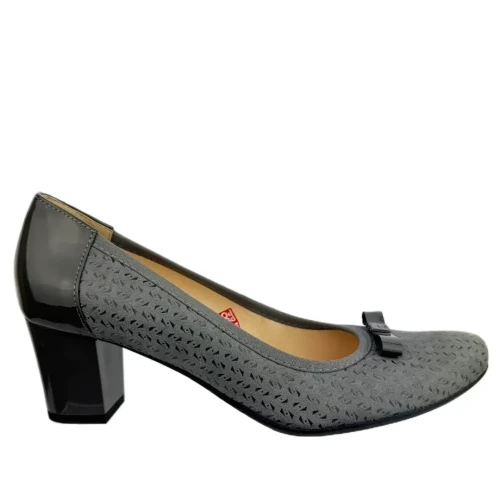 Czółenka damskie Arka Bioeco 5998/2429/0450 grafit