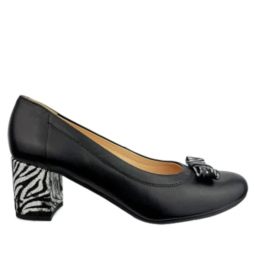 Czółenka damskie Arka Bioeco 5856/1554/2121 czarne