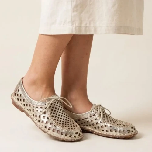 Półbuty damskie Artiker 58C3501 złote