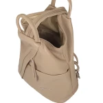 Plecak damski Toscanio F170 beż D05-4