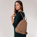 Plecak damska Toscanio A186 beż D0-2