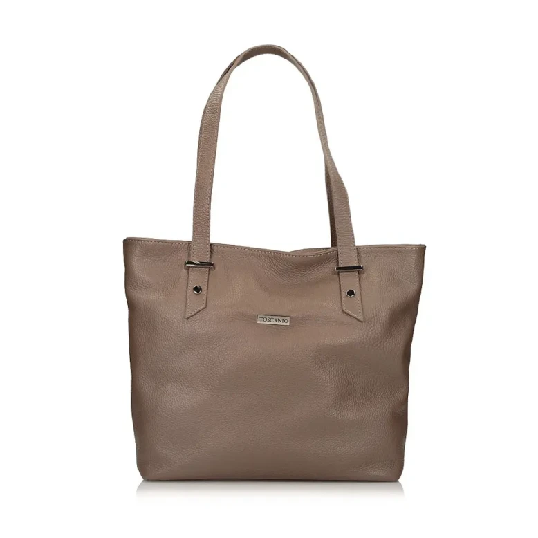 Torebka damska shopper Toscanio C60 c.beż D40-1