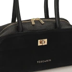 Torebka damska skórzana Toscanio G153 czarna-3