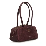 Torebka damska skórzana Toscanio G153 bordo D54-2