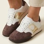 Sneakersy damskie Artiker 58C1116 biało-brązowe-3