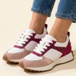 Sneakersy damskie Artiker 58C1267 biało-różowe-3