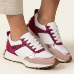 Sneakersy damskie Artiker 58C1267 biało-różowe-2