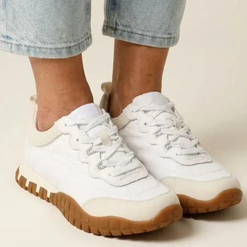 Sneakersy damskie Artiker 58C1284 biało-beżowe