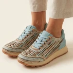 Sneakersy damskie Artiker 558C1289 niebieskie-3