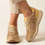 Sneakersy damskie Artiker 58C1293 żółte-3