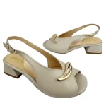 Sandały damskie Boccato 1450/J35/X17 010 ecru-3