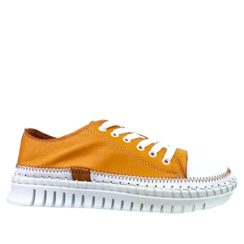 Półbuty damskie Boccato 272.1809.2500.516 pomarańczowe