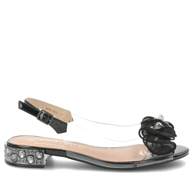 Sandały damskie S.Barski MR61-9002 black-1