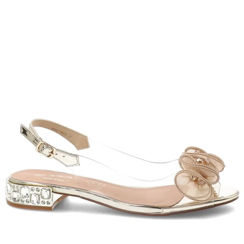 Sandały damskie S.Barski MR61-9002 gold-1