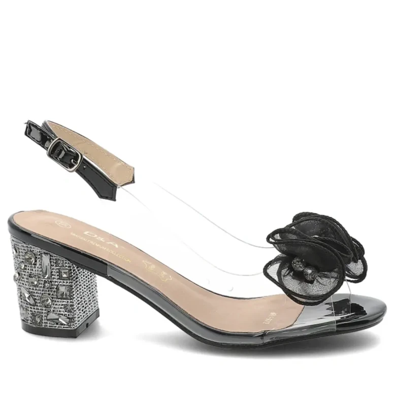 Sandały damskie S.Barski MR61-9012 black-1