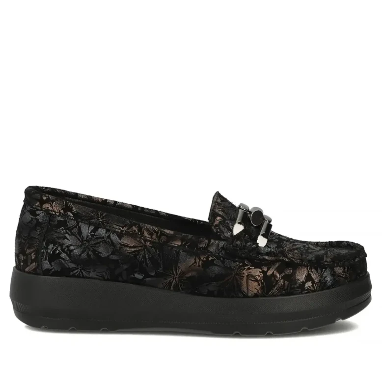 Półbuty damskie Filippo DP7652/26 BK FL czarne -1