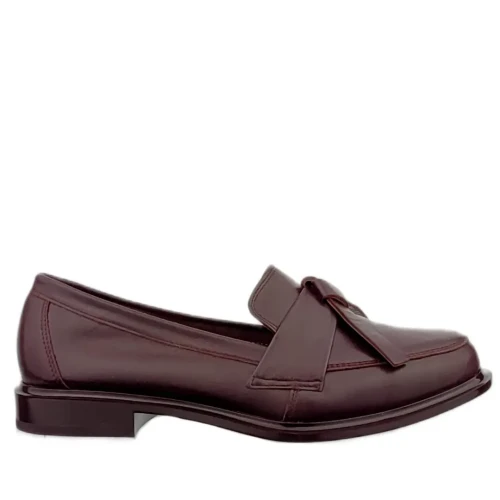 Mokasyny damskie Higo 2571 burgundowe