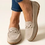 Mokasyny damskie Artiker 58C0566 beżowe-2