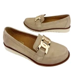 Mokasyny damskie Higo 2224 CP-70 cappuccino-3