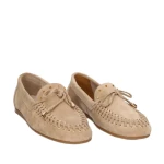 Mokasyny damskie Karino 5941/001-P piasek welur-3