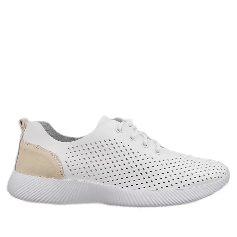 Półbuty damskie Artiker 58C0152 białe-1