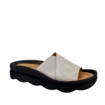 Klapki damskie Boccato 031.1072 16 T SYH srebrne-2