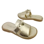 Klapki damskie Tommy Hilfiger T4A2-34427-0504514 platinum-3