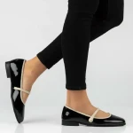 Baleriny damskie Filippo DP7743/26 BK czarne-3