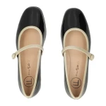 Baleriny damskie Filippo DP7743/26 BK czarne-6