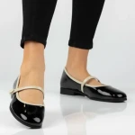 Baleriny damskie Filippo DP7743/26 BK czarne-2