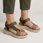 Sandały damskie Artiker 58C1232 khaki-2