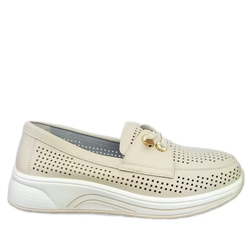 Półbuty damskie Artiker 58C0478 beżowy