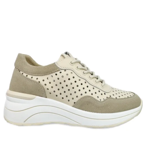 Sneakersy damskie Artiker 56C2015 beżowe
