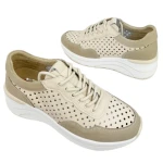 Sneakersy damskie Artiker 56C2015 beżowe-3