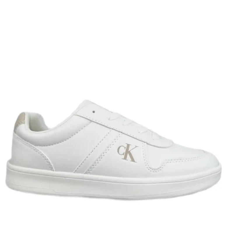 Sneakersy damskie Calvin Klein V3X9-83288-1355X223 white/beige-1