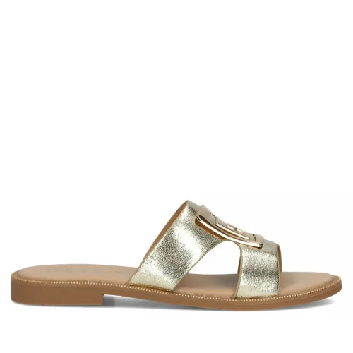 Klapki damskie Filippo DK3703/25 GO złote