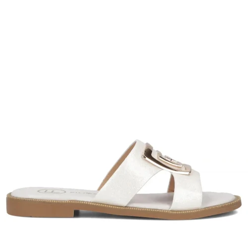 Klapki damskie Filippo DK3703/25 WH białe