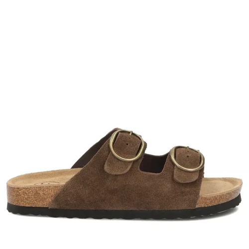 Klapki damskie Filippo DK7061/26 D BR brązowe
