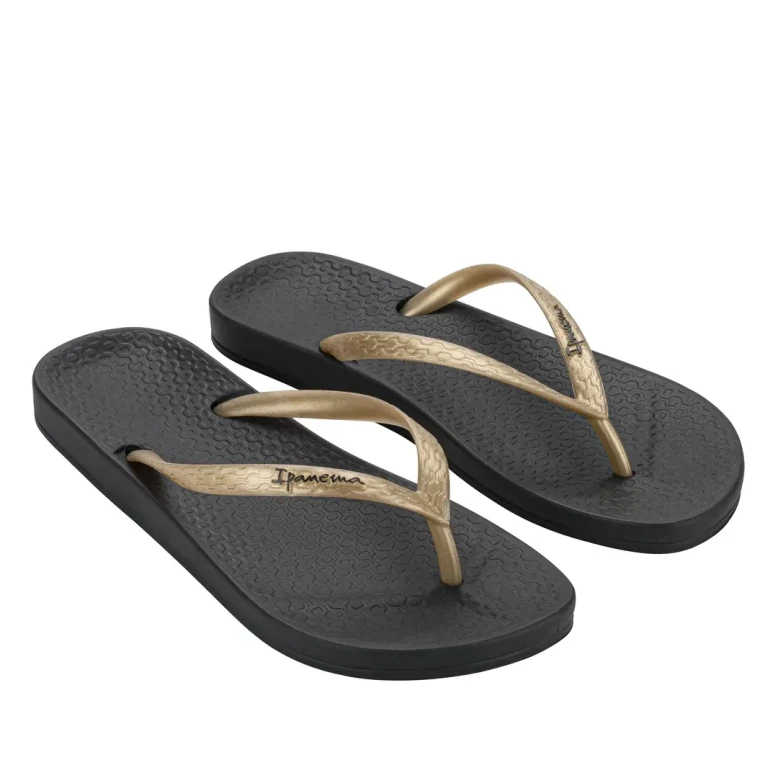 Japonki damskie Ipanema 81030-BC706N czarno/złote-1