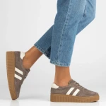 Sneakersy damskie Filippo DP6776/26 TP taupe-2