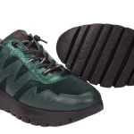 Sneakersy damskie Wonders A-24110 zielone-3