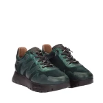 Sneakersy damskie Wonders A-24110 zielone-2