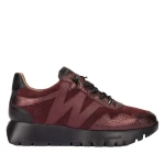 Sneakersy damskie Wonders A-24110 bordowe-1