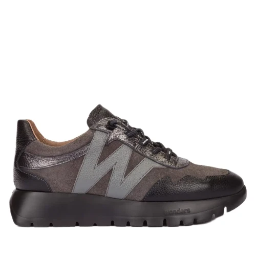 Sneakersy damskie Wonders A-24110 WILD NEGRO