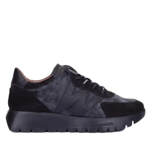 Sneakersy damskie Wonders A-24111 TREND NEGRO