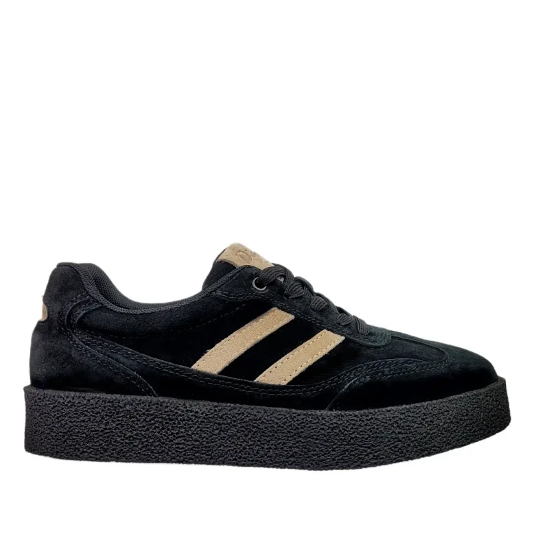 Sneakersy damskie S.Barski LR62-7107 black-1