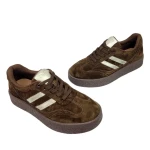 Sneakersy damskie S.Barski LR62-7107 coffee-3