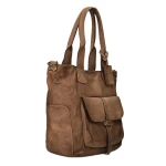 Torebka damska shopper Toscanio F260 c.beż D40-2