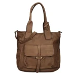 Torebka damska shopper Toscanio F260 c.beż D40-1