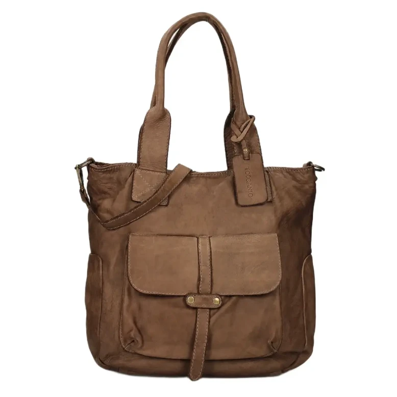 Torebka damska shopper Toscanio F260 c.beż D40-1